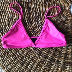 Hot pink bikini top